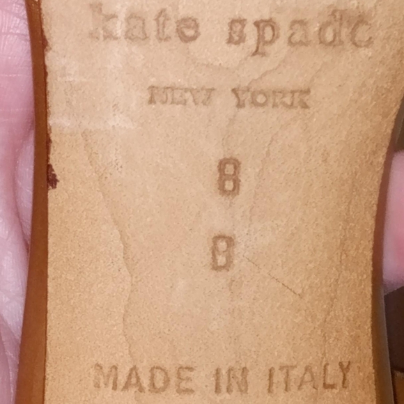 Kate Spade D'Orsey Brown Peep-Toe Heels - Picture 5 of 7